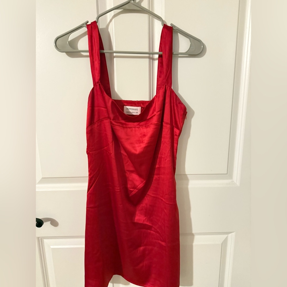 Peppermayo Red Mini Dress